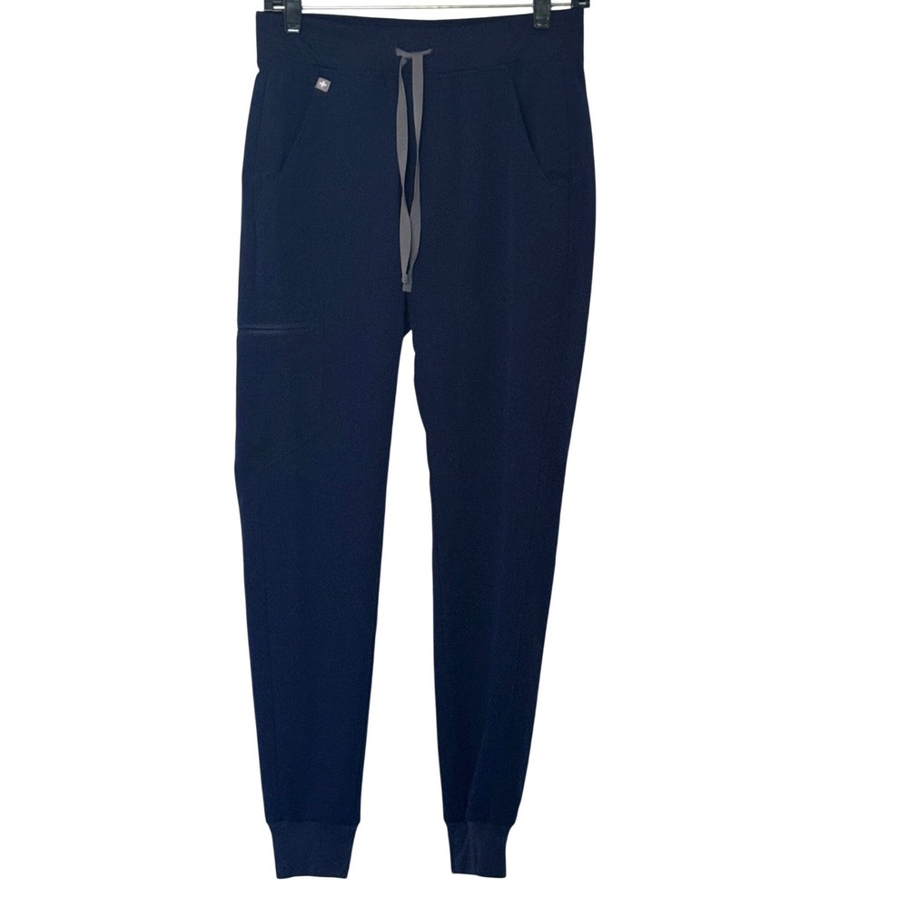 FIGS Zamora Jogger Scrub Pants Navy Blue Technical Collection Women XS
